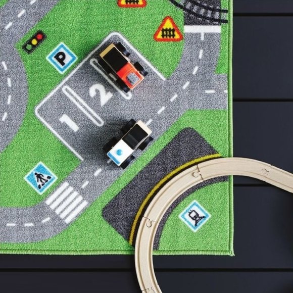 IKEA STORABO Rug, green